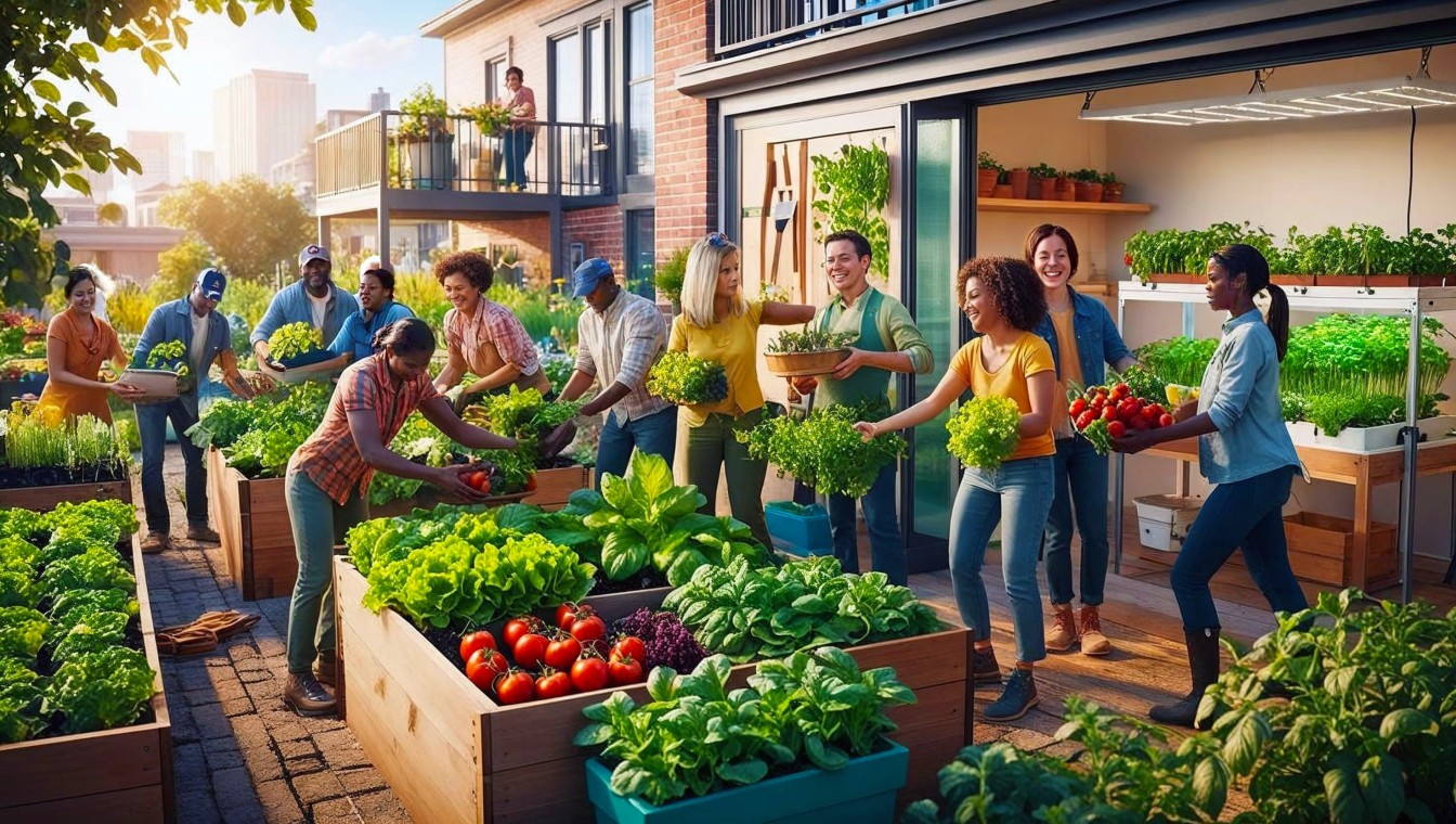 Fresh local produce from community growers - Logic Harvest